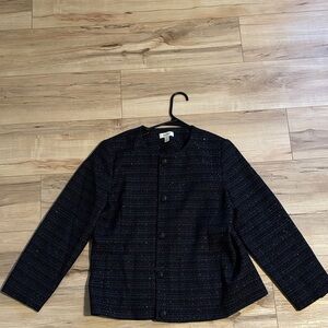 On 34th Black & Blue Button-Up Jacket